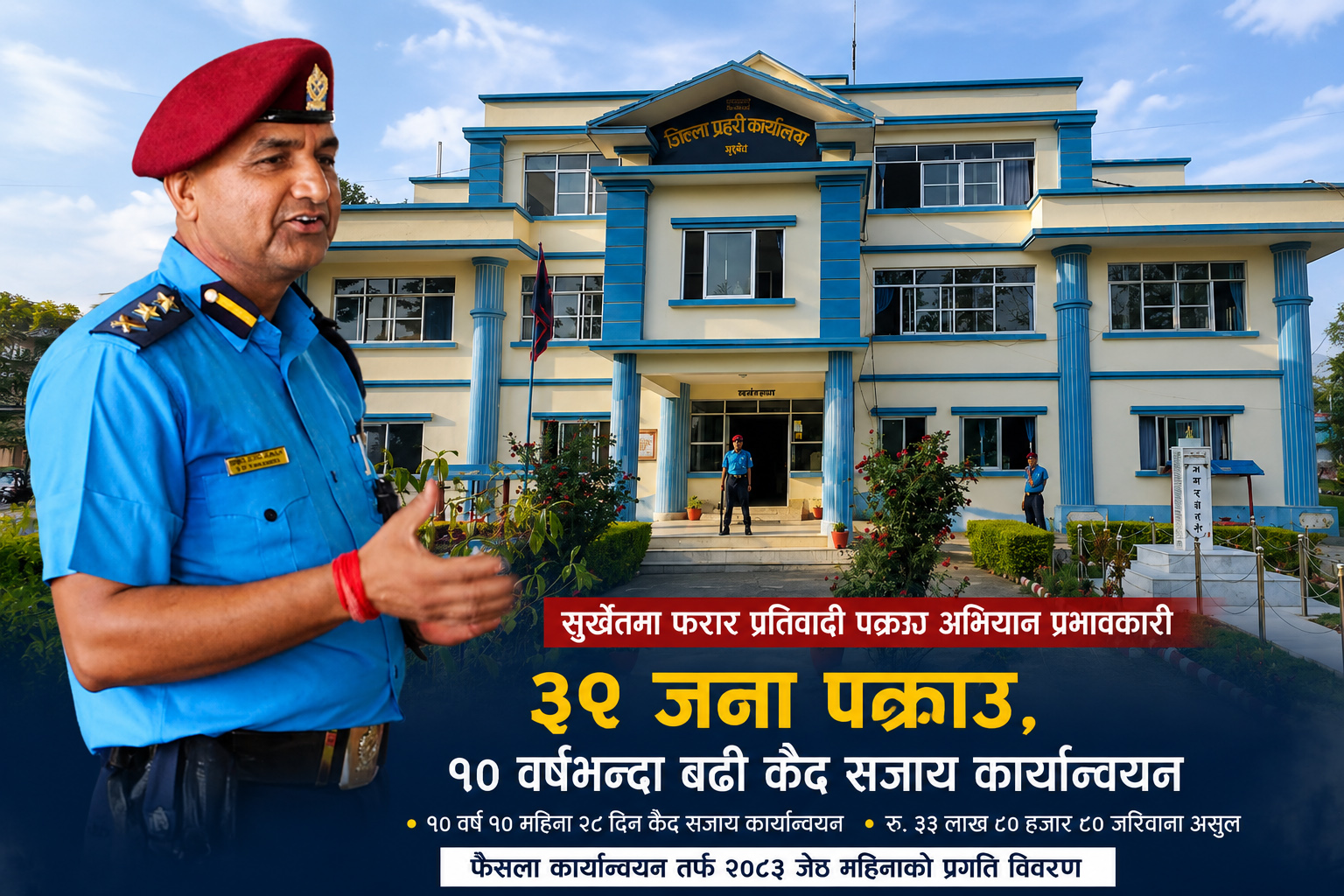 फरार अपराधी खोजी अभियान : सुर्खेतमा ३९ जना पक्राउ