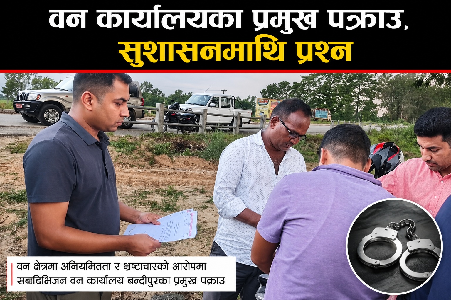 बन्दीपुर वन कार्यालयका प्रमुख पक्राउ, प्रशासनिक वृत्तमा तरंग