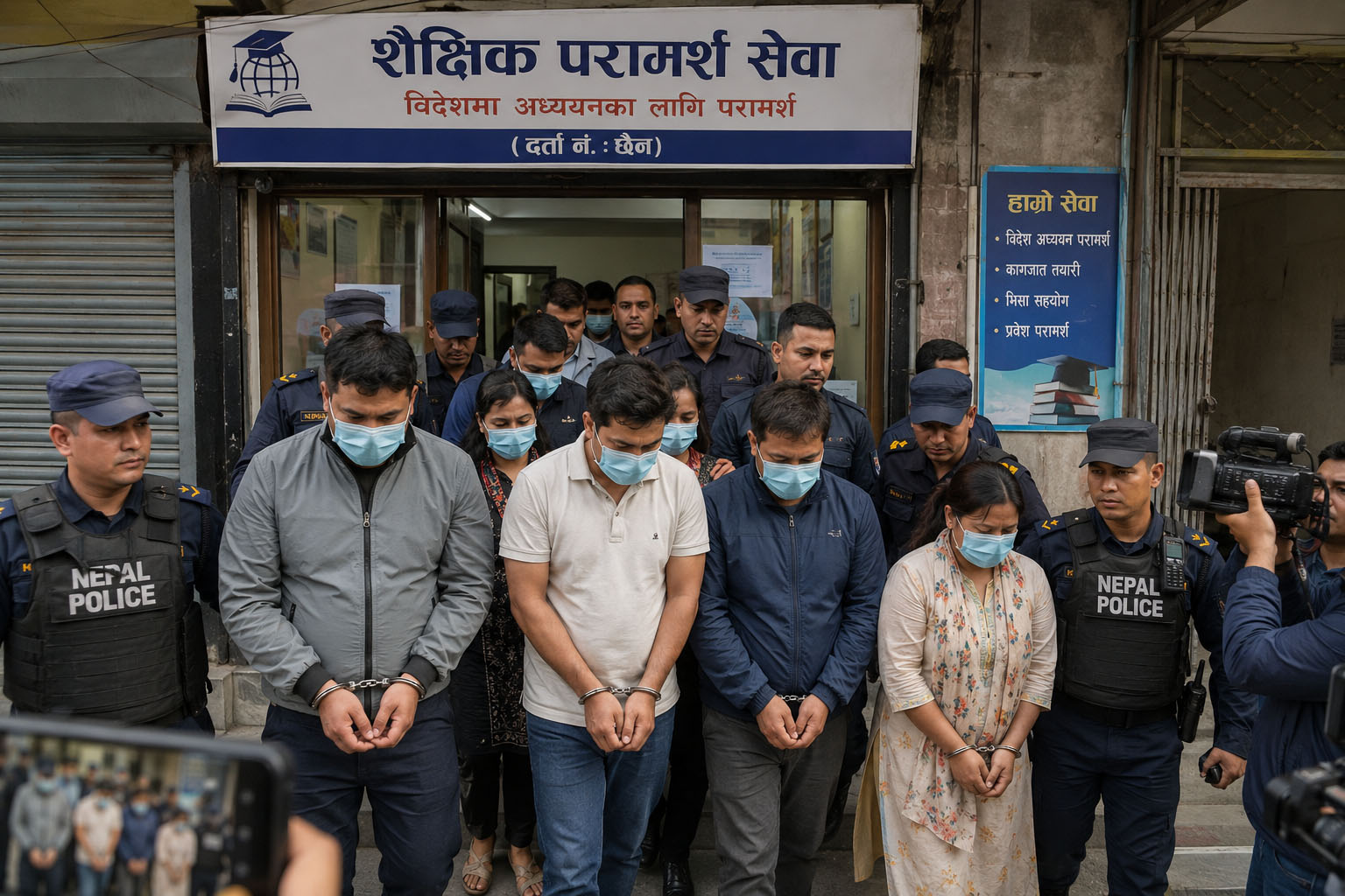 दर्ताविनाका १८ शैक्षिक परामर्श संस्थाका सञ्चालक पक्राउ, अनुसन्धान जारी