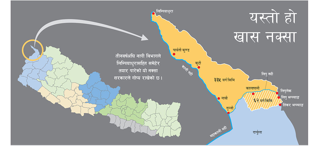 लिपुलेकसहितका नेपाली भूमिबारे भारतको आपत्तिजनक टिप्पणी