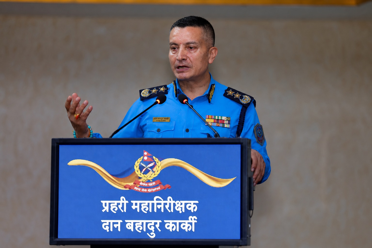 प्रहरी महानिरीक्षकद्वारा उपत्यकाका प्रहरीलाई निर्देशन: व्यावसायिकता, अनुशासन र जनविश्वासमा जोड